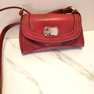 New Small Red Rosetta Crossbody Bag